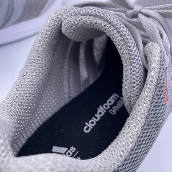 Adidas cloudfoam running women’s gray sneakers Size 6 - Picture 8 of 10